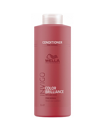 Wella INVIGO Color Brilliance - Бальзам-уход для защиты цвета окрашенных нормальных и тонких волос 1000 мл - hairs-russia.ru